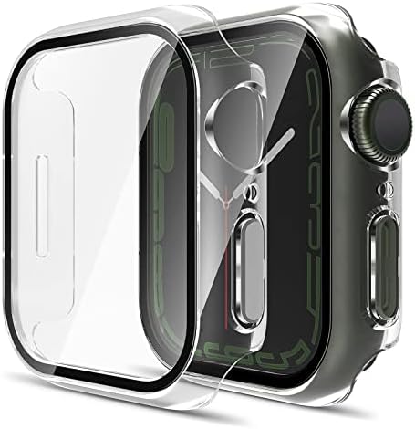 טאורי 2 חבילה מארז קשה מיועד ל- Apple Watch Ultra 49 ממ עם מגן מסך זכוכית מחוסמת 9 שעות, [רגיש למגע]